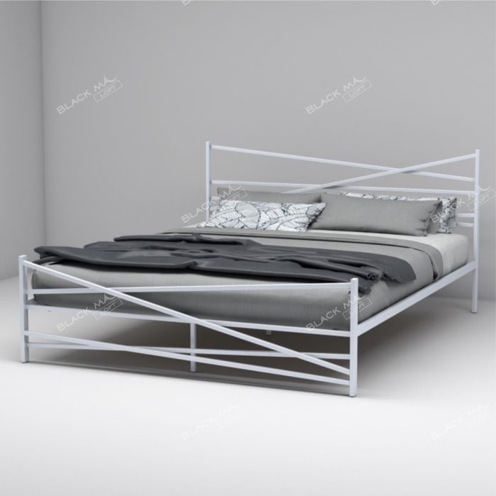 Металлическая кровать ORBITA, Loft krovat, Темир кравать, metall yotoq