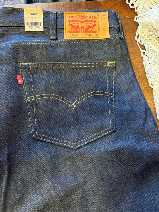 Blugi Levi's Strauss model 501 original albastru inchis Denim