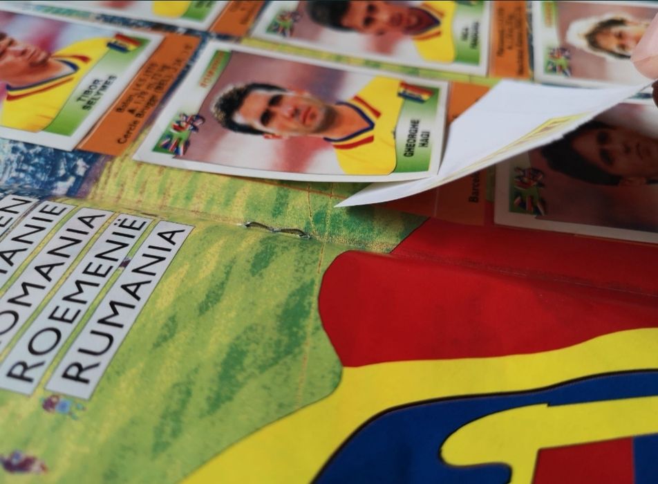 Panini set nelipit complet și Album gol Anglia 96 England 1996 euro