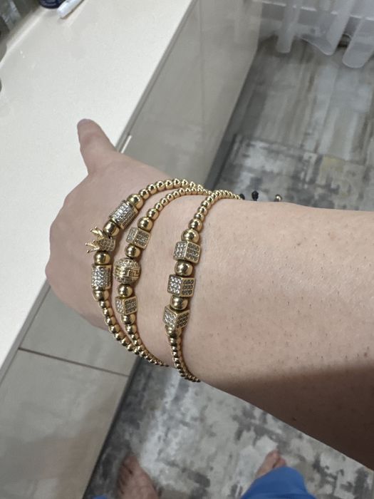 Bratari de aur de vanzare 14 k pret 410 lei  gramul