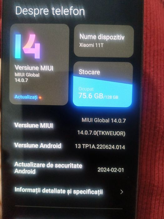 Telefon Xiaomi 11 T