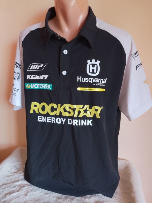 Tricou Motocross Husqvarna Rockstar Factory Racing