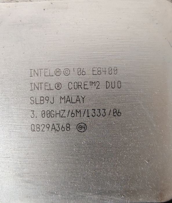 Матплата LGA775, процессор E8400 Core2Duo, ОЗУ, вентилятор.