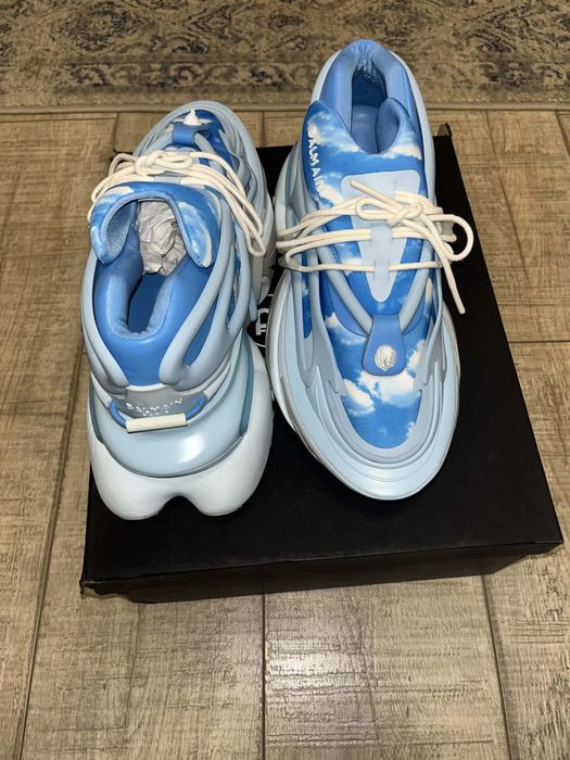 Balmain unicorn albastri cu nori