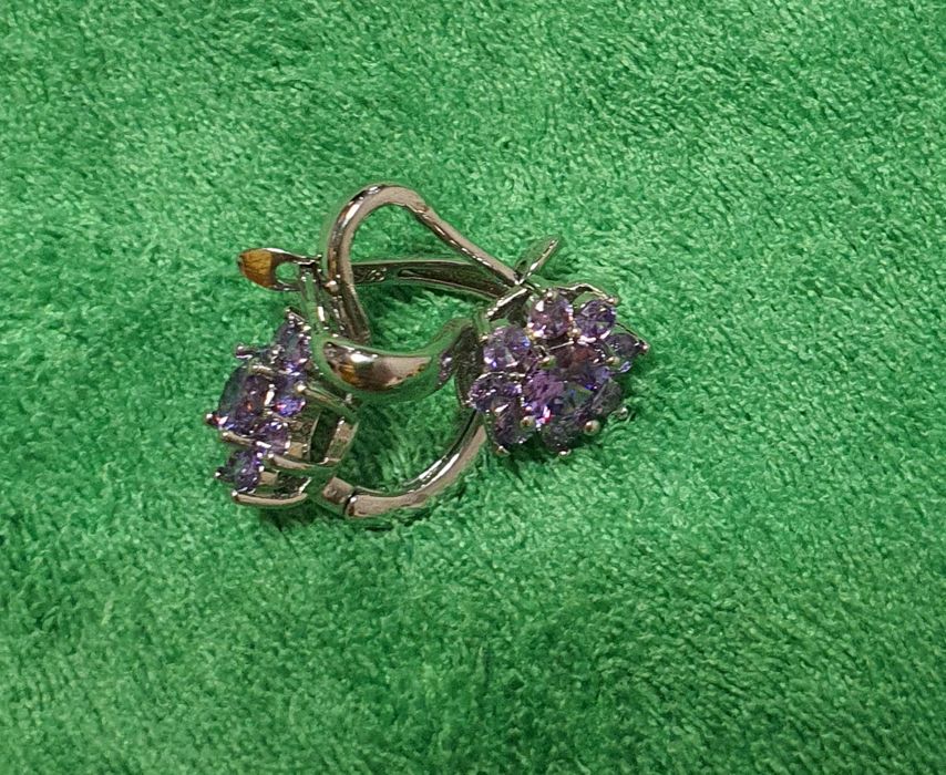 Серьги стерлинговое серебро