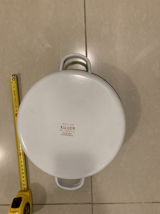 Vas sticla termorezistenta Ernesto, cratita email, 3 site inox