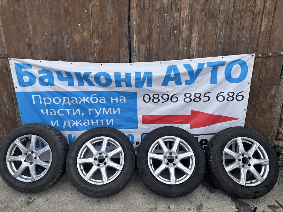 17 5х112 джанти със зимни гуми
