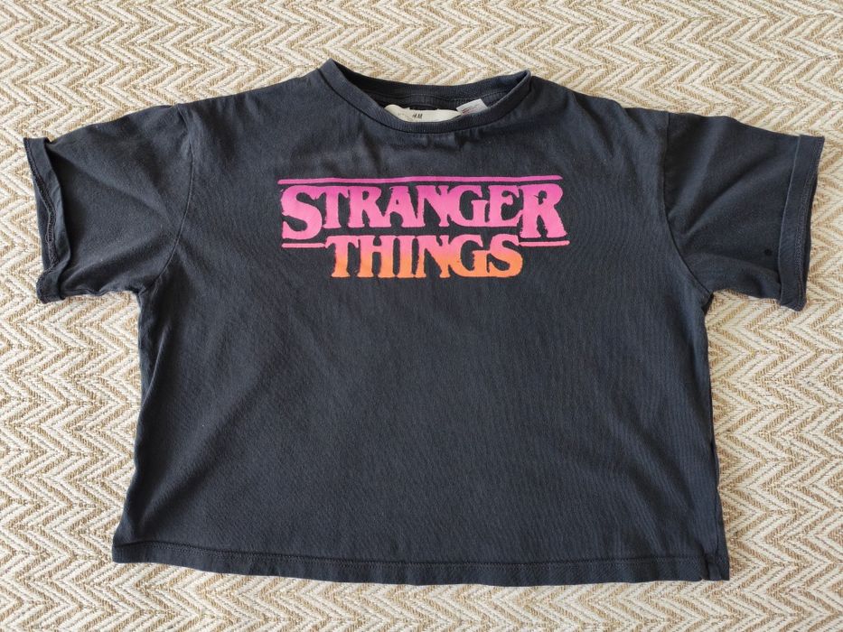 Тениска за момиче Stranger Things
