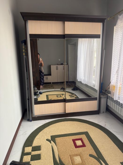 Мебель для прихожки с обувным пуфиком