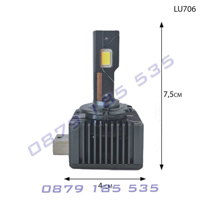 LED крушки D6S D6R смяна OEM ксенон 6000K Plug Play лед светлини фар