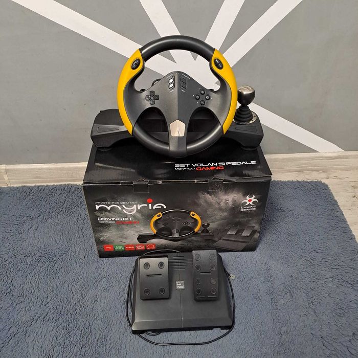 Set volan si pedale Myria MG7400