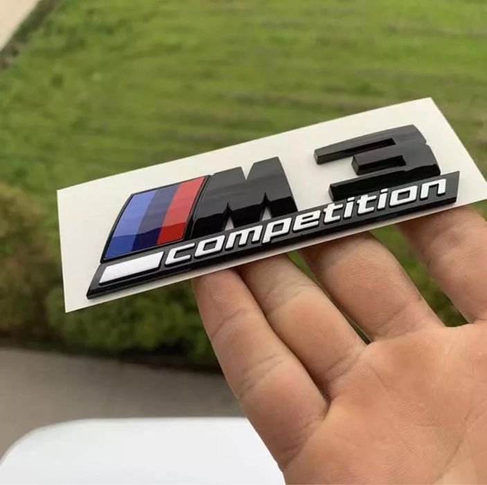 Emblema M3 Competition / Embleme auto BMW / Sticker Stema Sigla