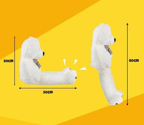Urs de plus Mare 100 cm crem Jucarie XL plus delicat umplut cu bumbac
