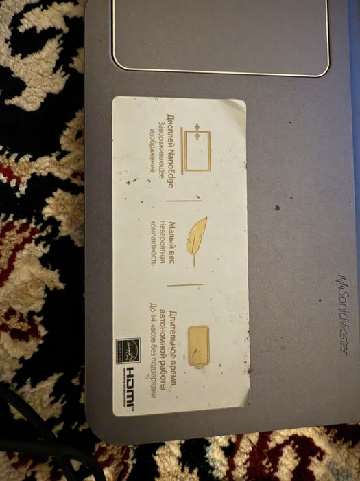 Ноутбук в нормальном состаяние