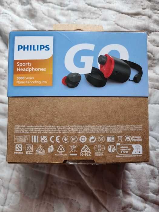 Casti PHILIPS TAA5508BK/00, True Wireless, Bluetooth,Noise Cancelling,