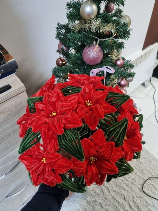 Коледна звезда ръчна изработка