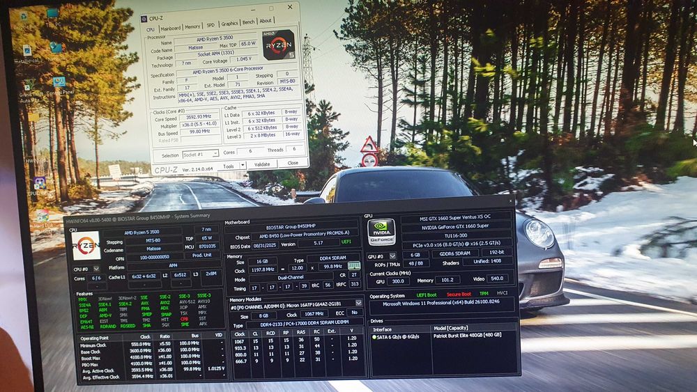 kit NOU am4 ryzen 3500 + biostar b450m + cooler rgb