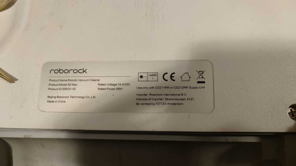 Roborock Cleaner S5 MAX, WiFi, 58W, Aspirator si mop, Navigare LiDar