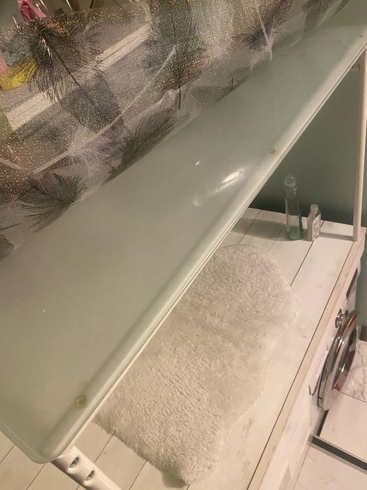 Masă sticlă 110x75x73 Lxlxh