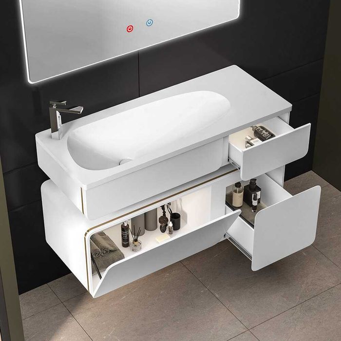 Комплект за баня ROMA WHITE 100 см