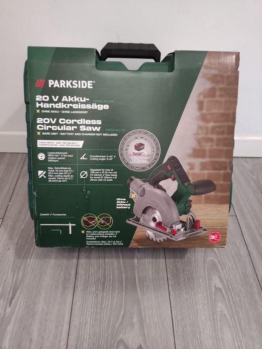 Ferastrau circular 20 V Parkside pe acumulator