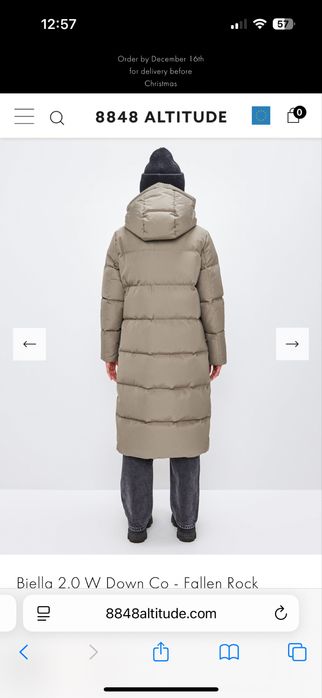 Geaca de puf Biella 2.0 W Down Co 8848 Altitude