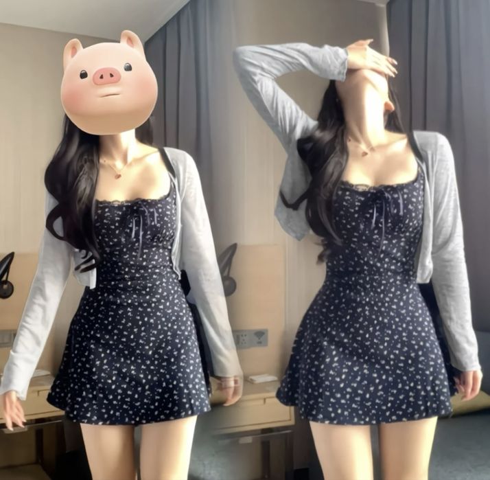 Платье в цветочек