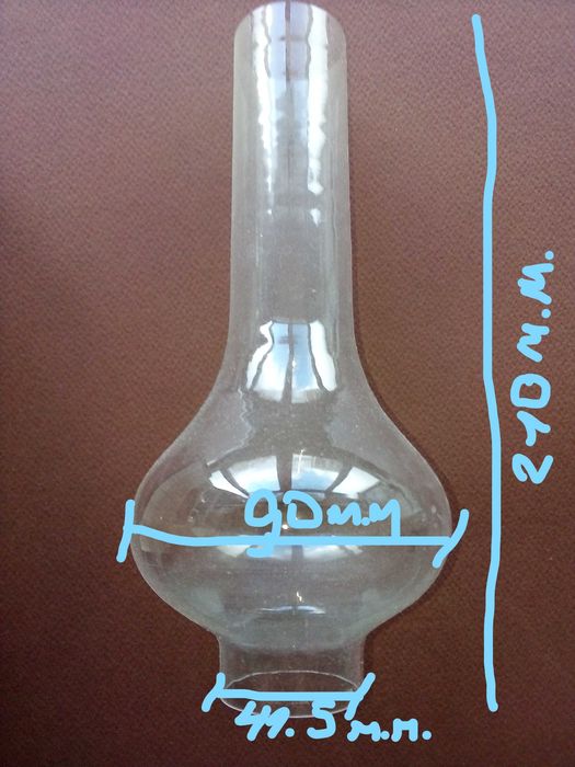 Стъкло (шише)за газена лампа №8