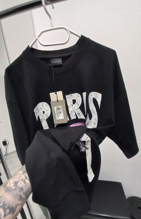 Tricou bumbac gros premium Balenciaga