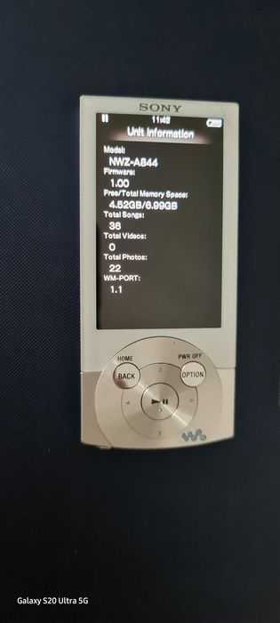 Sony Walkaman NWZ A815 White NWZ A844