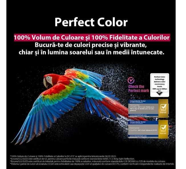 Televizor LG OLED evo 48C52LA, 121 cm, Smart, 4K Ultra HD, 100 Hz, Clasa G (Model 2025)