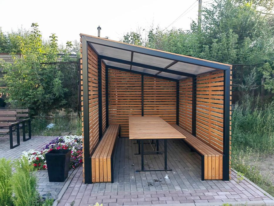 Мангальные зоны с беседками