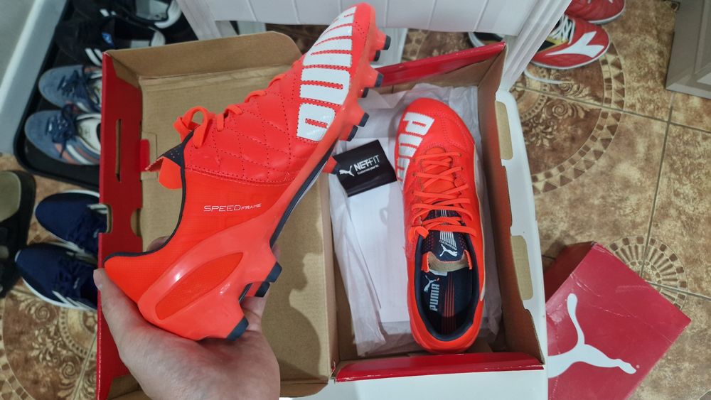 Бутсы Puma evoSPEED 1.4 Leather FG