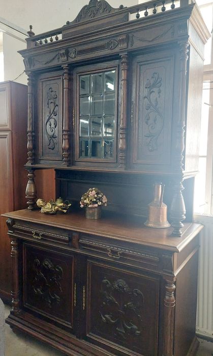 Vitrina second din lemn masiv