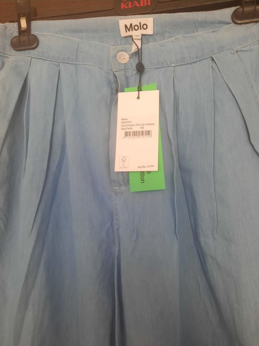 Pantaloni noi ,denim subțire MOLO  fete nr 164