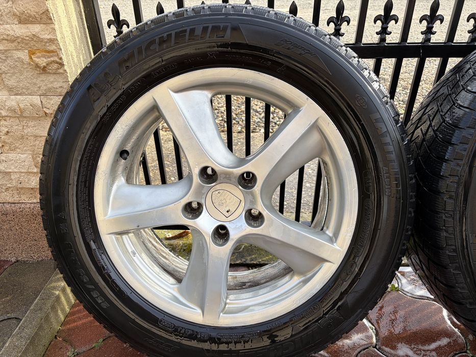 Jante/Cauciuri iarna Michelin Touareg Audi Porsche 5x130 R18 255/55/18