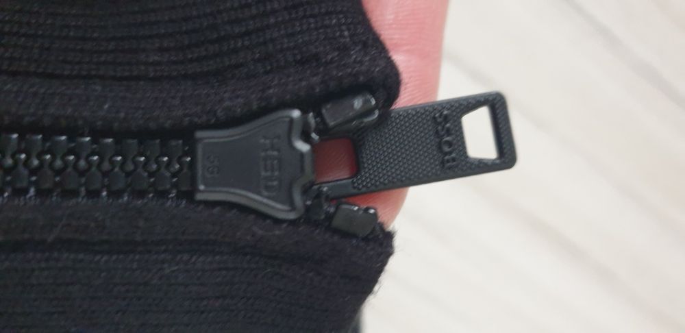 Hugo Boss Zip Cotton Knit 2XL - 3XL НОВО ОРИГИНАЛ Мъжки Памучн Пуловер