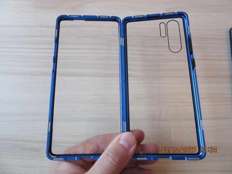 Huawei P30 Pro / Двоен 360 градуса магнитен калъф