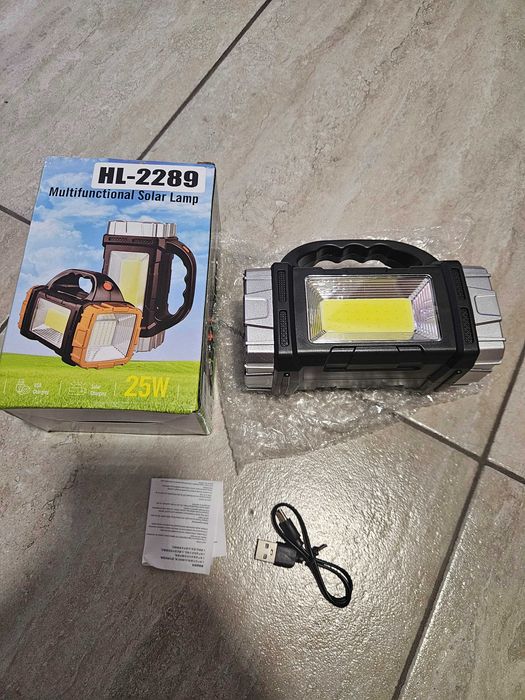 Lampa solara multifunctionala/lanterna NOUA/doar in Cluj/100 lei