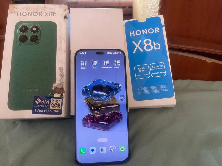 HONOR X8b. 16/256g. Kamera 108 Mp. Srochno.