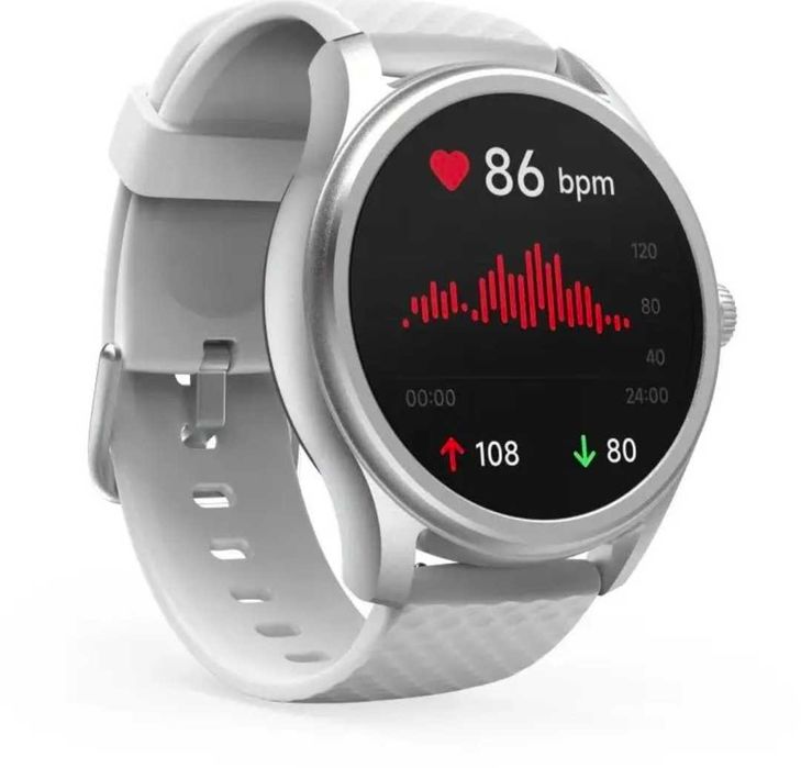 ЧИСТО НОВ! Смарт часовник HAMA 5010 сребрист с 1г. гаранция