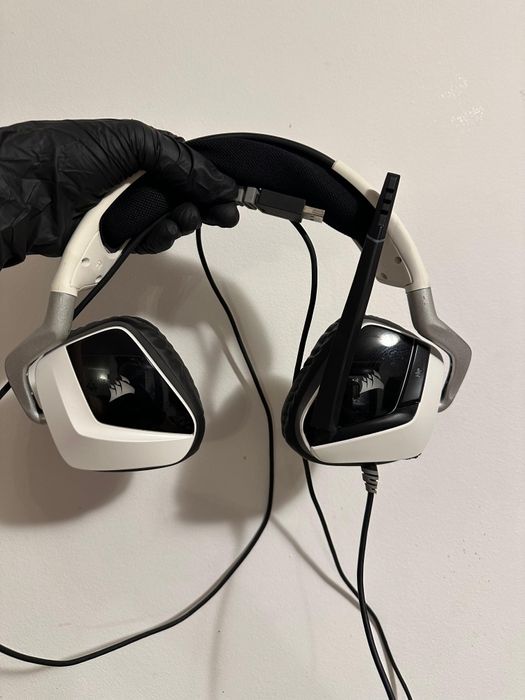 Casti gaming  Corsair Void ELITE, surround 7.1, Alb