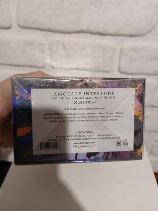 Amouage Interlude 100ml parfum
