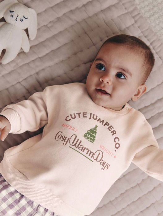 Детский комплект NEXT (джемпер + брюки), 6–9 мес