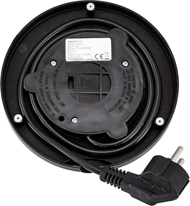 Ел. кана от неръждаема стомана Amazon Basics 1.7L, сребриста