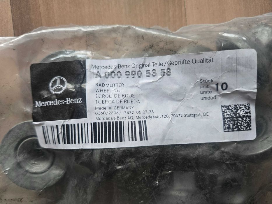 Болтове и гайки, Джанти Мерцедес Спринтер-100 % Оригинални, Чисто нови