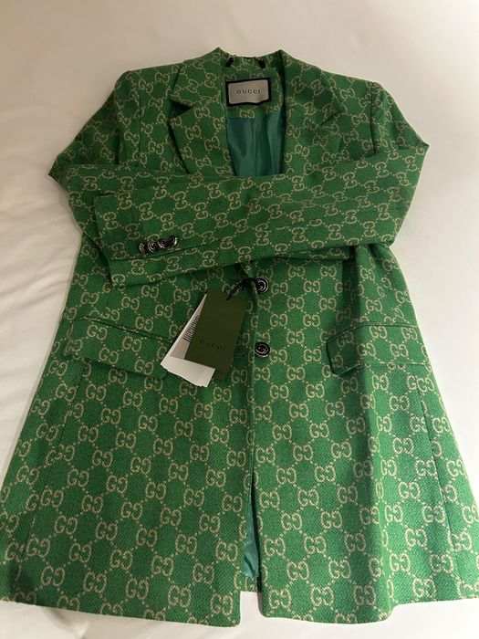 Д.сако Ново ! Зелен цвят Gucci