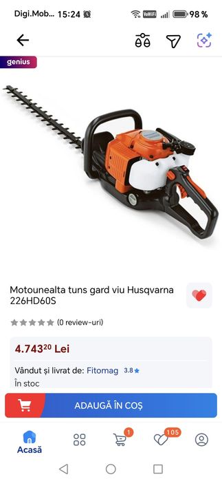 Husqvarna 226HD75S foarfeca tăiat gard viu