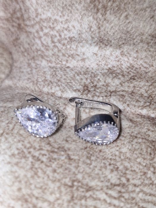 Сережки, серебро 925 пробы