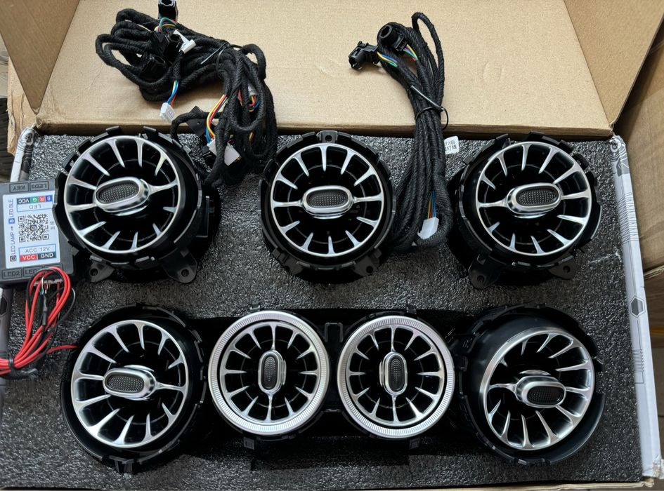 Grile ventilatie led lumina ambientala Mercedes Benz A CLA W177 W118